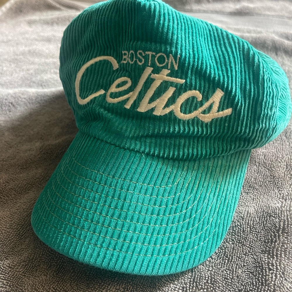 Vintage Boston Celtics corduroy hat
